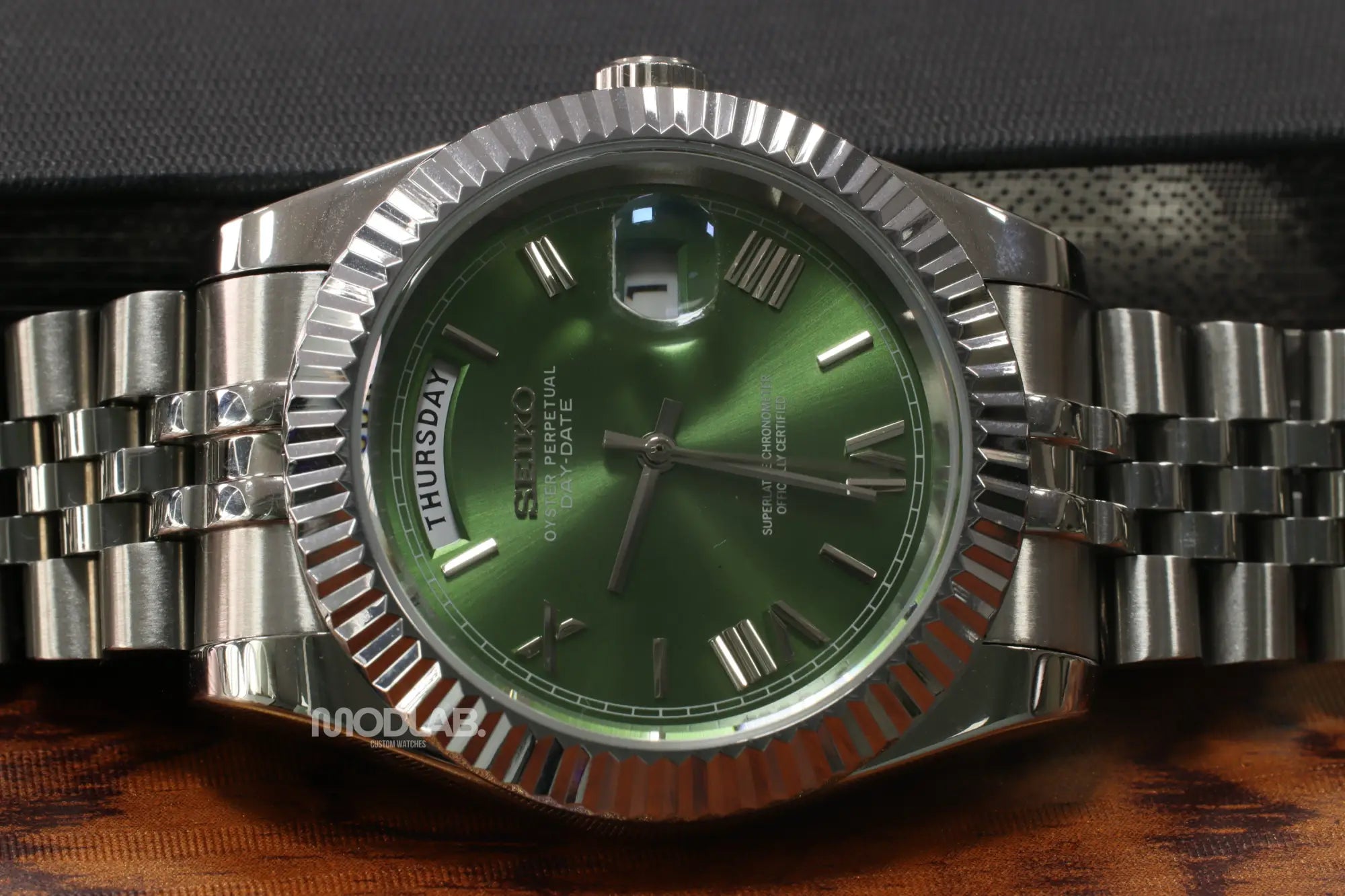 Seikojust | Daydate Green Roman - Datejust