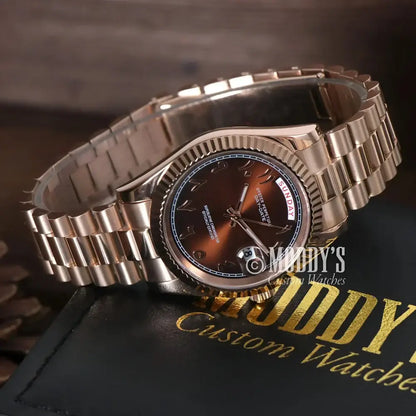 Seikojust | Daydate Rose Gold - Chocolate Arabic