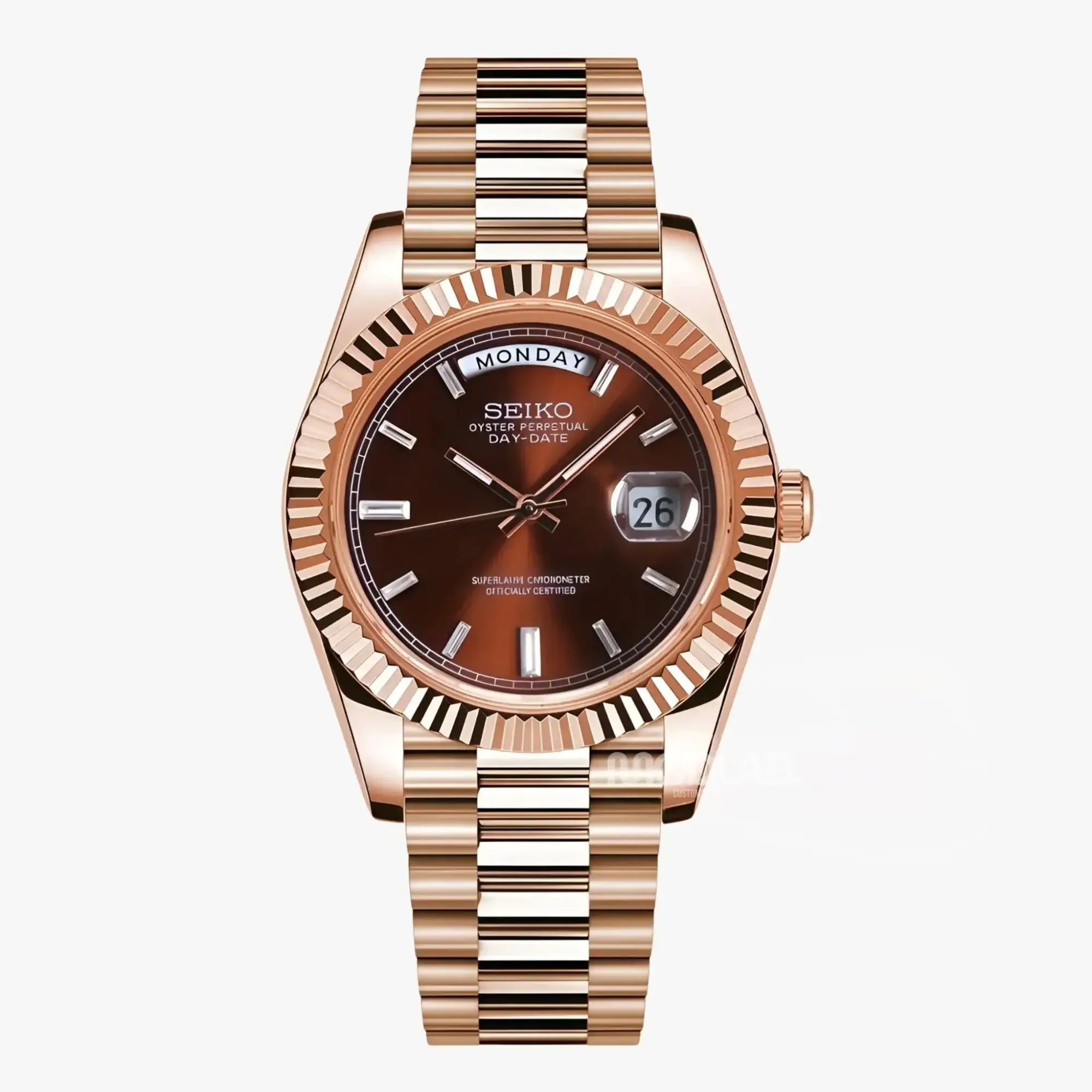Seikojust | Daydate Rose Gold Chocolate - Datejust