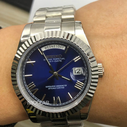 Seikojust | Daydate Royal Blue Roman - Datejust