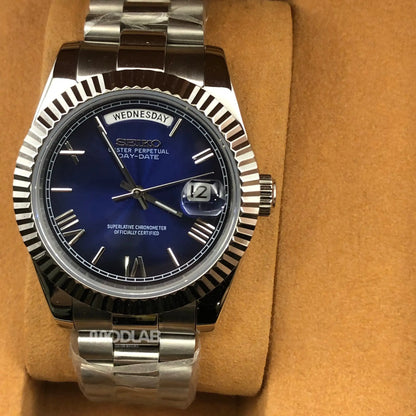 Seikojust | Daydate Royal Blue Roman - Datejust