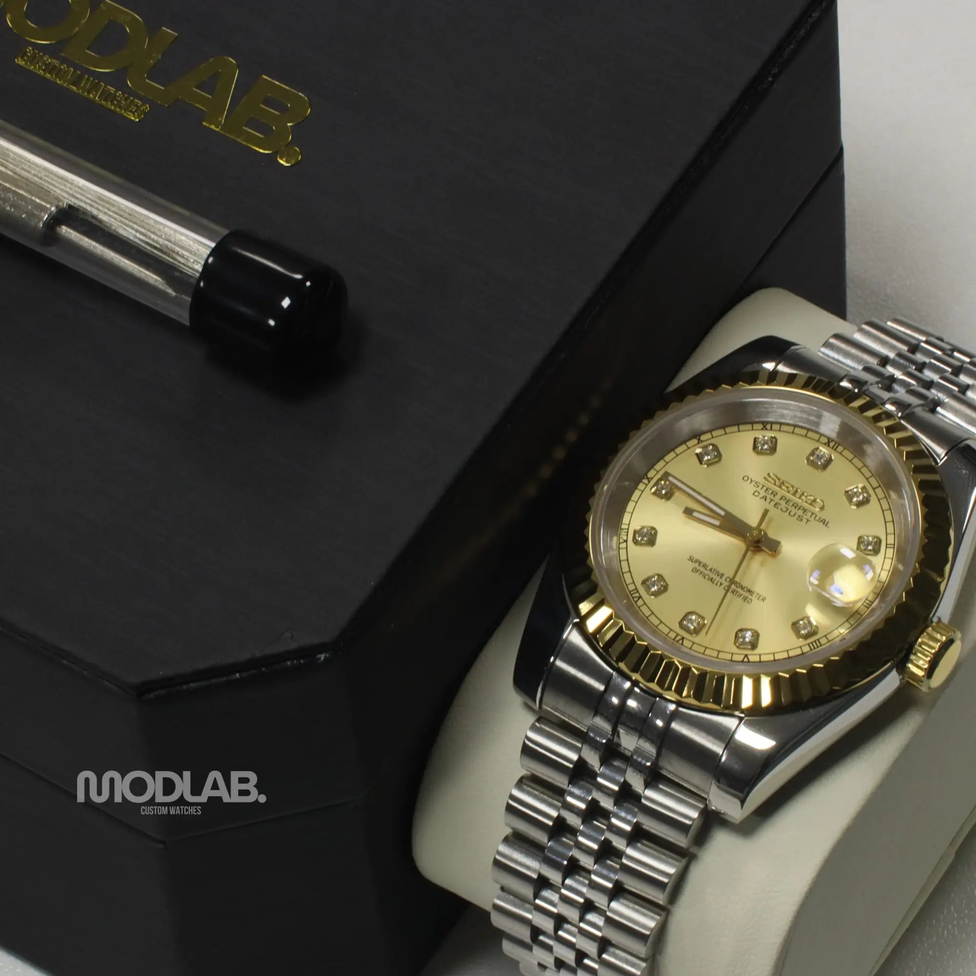 Seikojust | Gold Crystals - Datejust