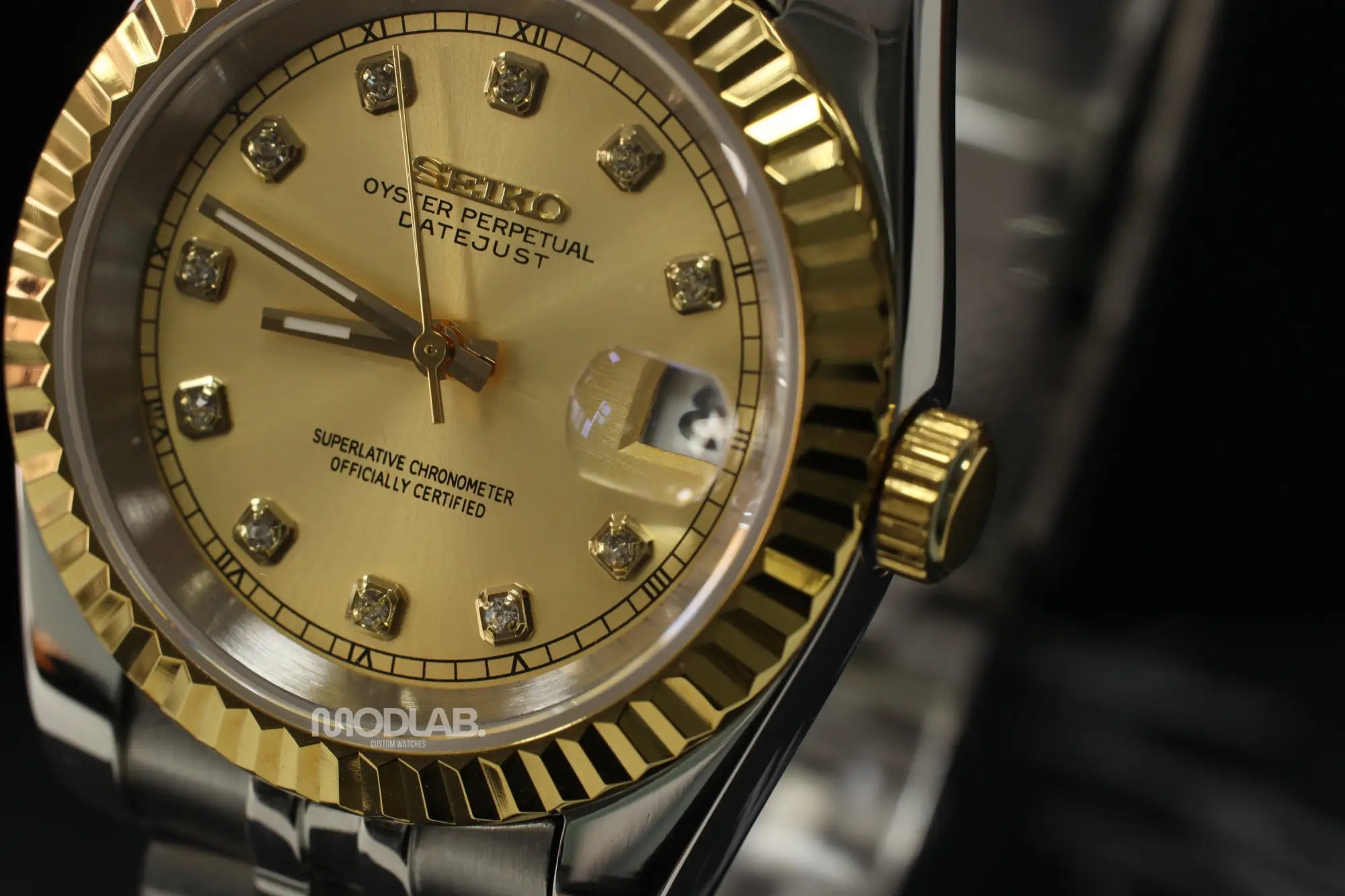 Seikojust | Gold Crystals - Datejust