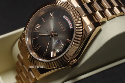 Seikojust | Grey Rose Gold Roman - Datejust