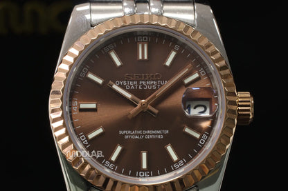 Seikojust | Rose Gold Chocolate - Datejust