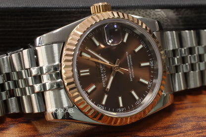 Seikojust | Rose Gold Chocolate - Datejust