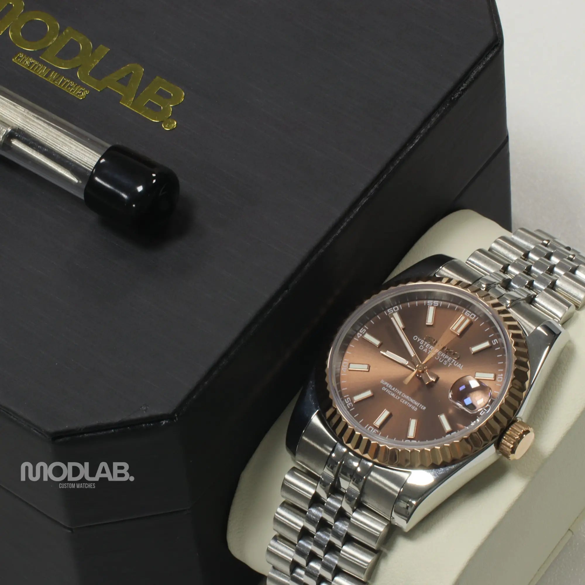 Seikojust | Rose Gold Chocolate - Datejust