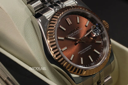 Seikojust | Rose Gold Chocolate - Datejust