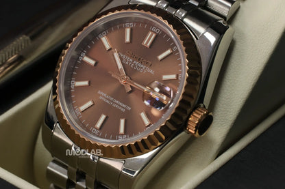Seikojust | Rose Gold Chocolate - Datejust