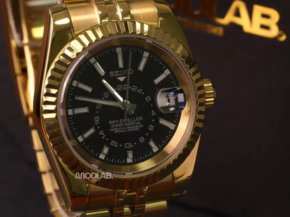 Seikojust | Sky Dweller Gold Black - Datejust