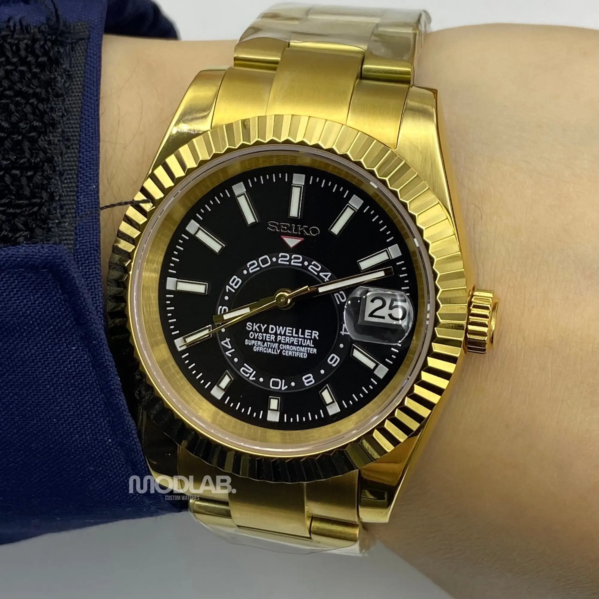 Seikojust | Sky Dweller Gold Black - Datejust