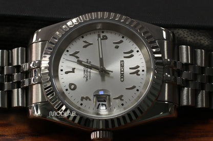Seikojust | White Arabic Textured - Datejust