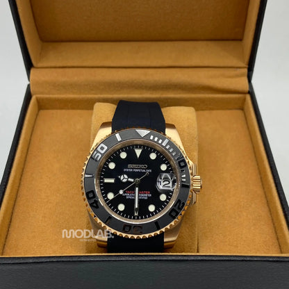 Seikomariner | Rose Gold - Black - Submariner / GMT