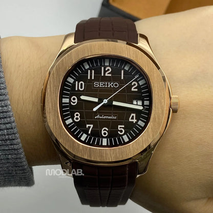 Seikonaut | Brown (Rose Gold) - Aquanaut