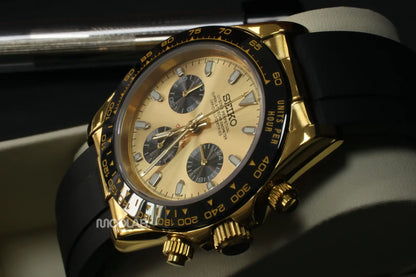 Seitona | Gold Black Rubber - Daytona