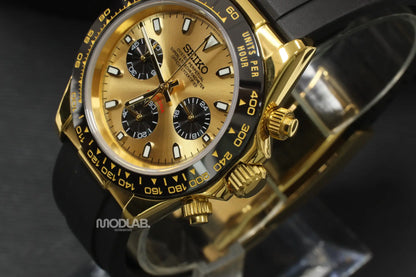 Seitona | Gold Black Rubber - Daytona