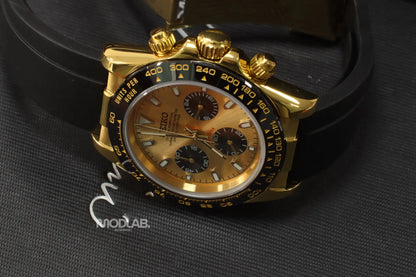 Seitona | Gold Black Rubber - Daytona