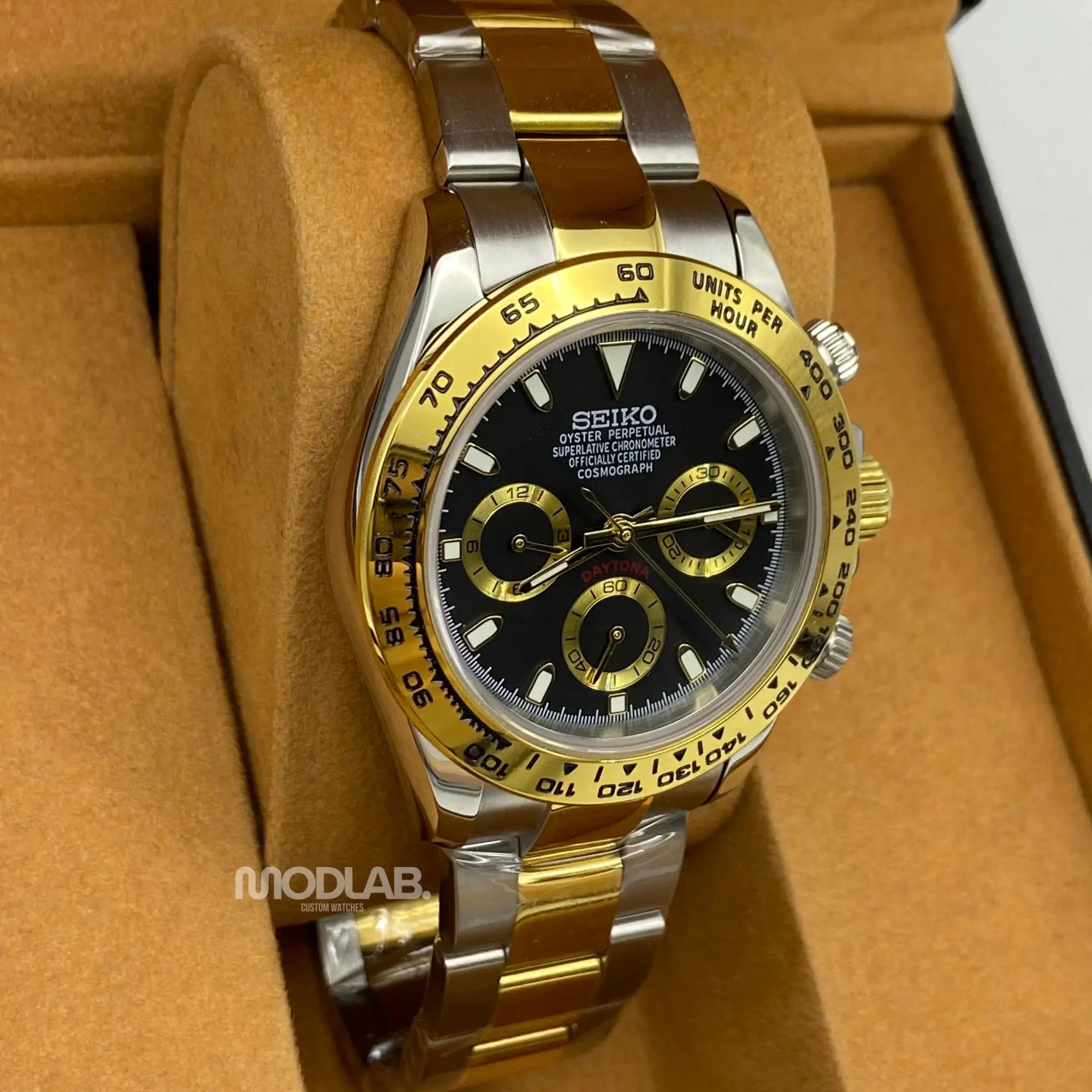 Seitona | Silver - Gold (Black) - Daytona