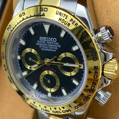 Seitona | Silver - Gold (Black) - Daytona