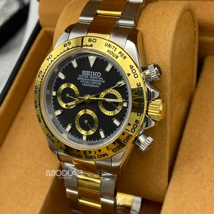 Seitona | Silver - Gold (Black) - Daytona