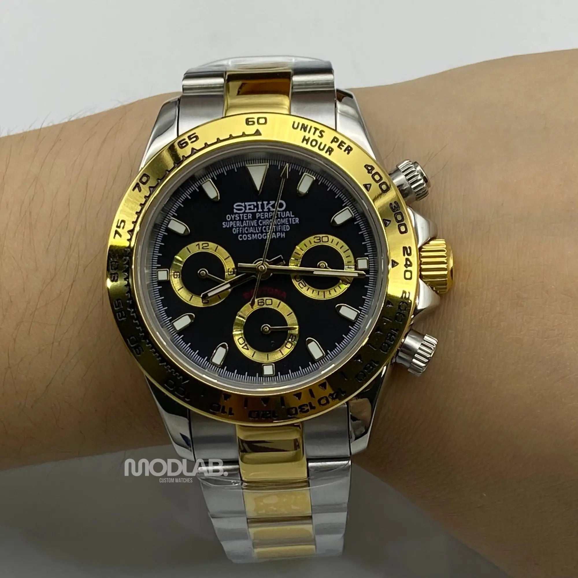 Seitona | Silver - Gold (Black) - Daytona