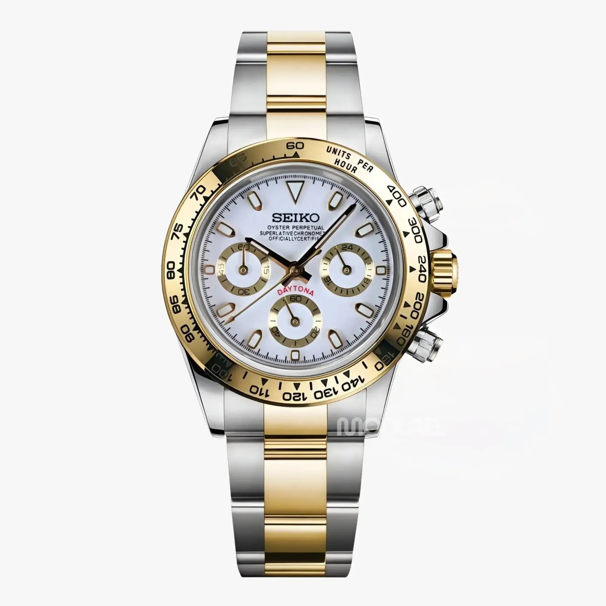 Seitona | Silver - Gold (White) - Daytona