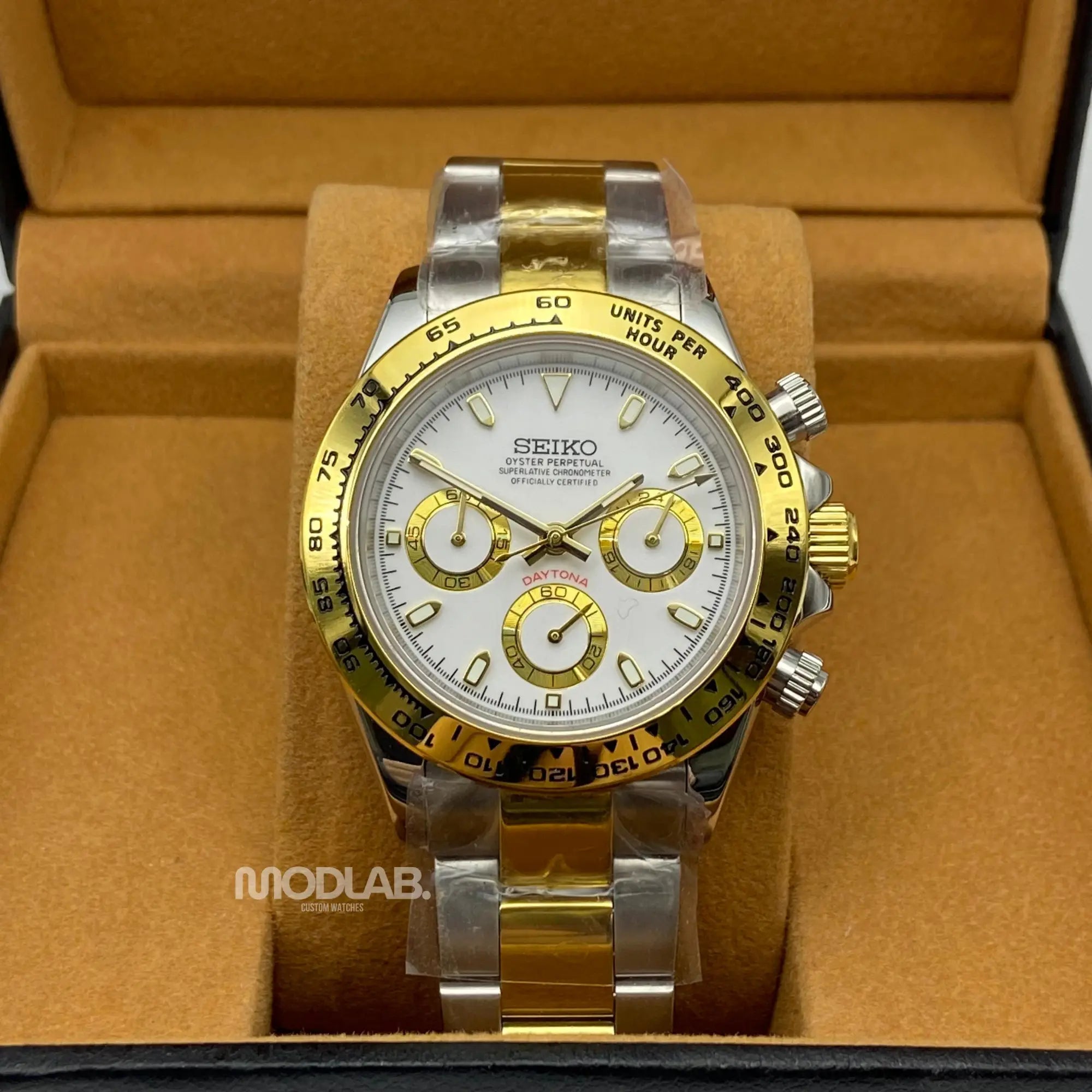 Seitona | Silver - Gold (White) - Daytona