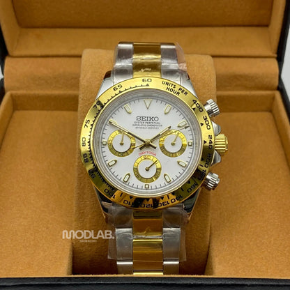 Seitona | Silver - Gold (White) - Daytona