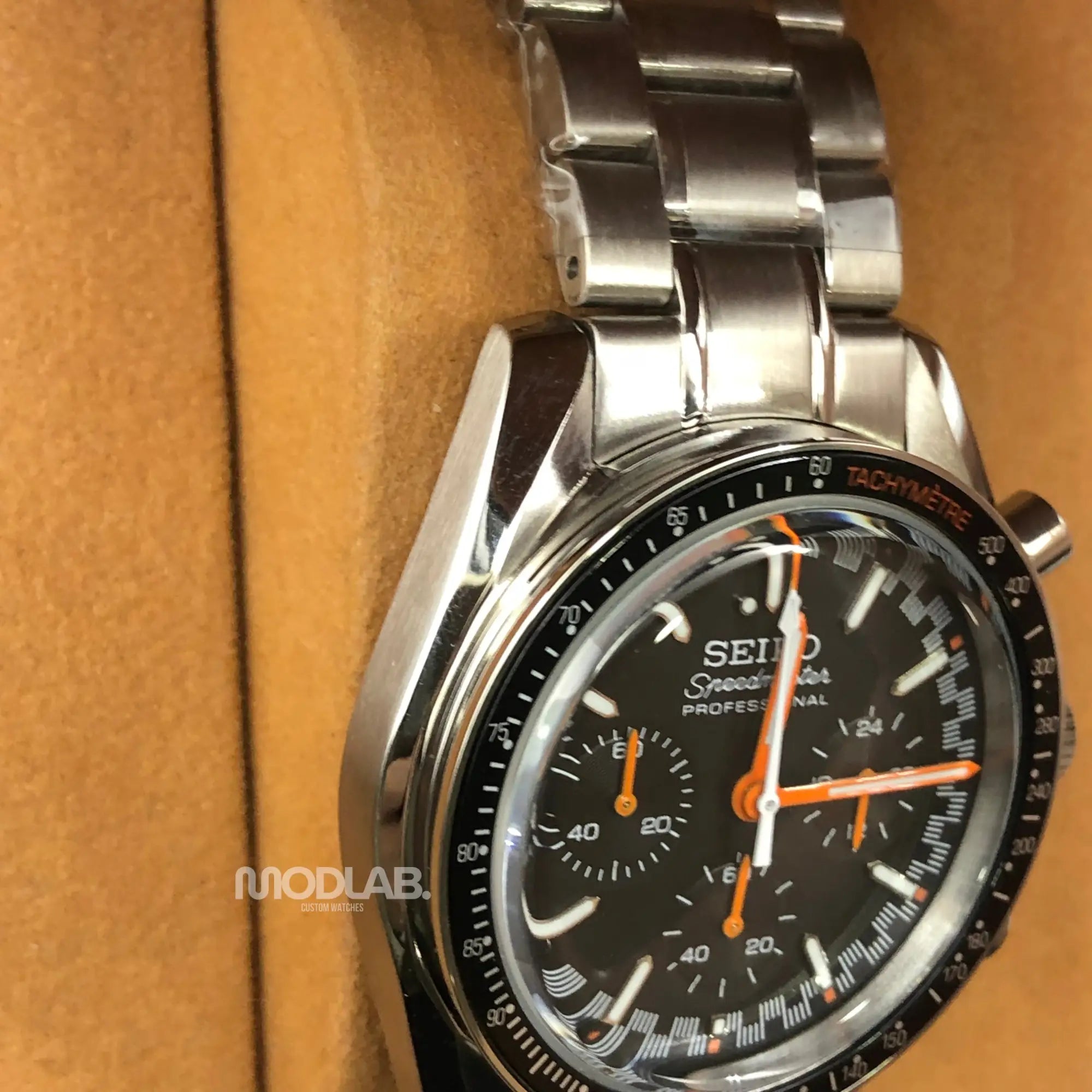 Speedseiko | Black - Orange - Speedmaster